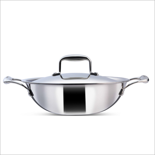 20 cm - 1.5 Ltr 3 Ply Stainless Steel Kadai